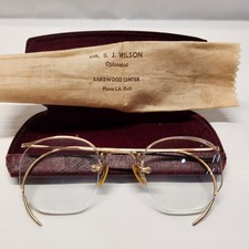 Vintage American Optical FUL-VUE 1/10 12K Gold Filled Antique Eyeglasses with Cable Temples — listing 6