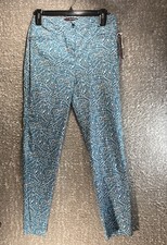 Peck & Peck Collection Women's Printed Cotton Pants, Size 6