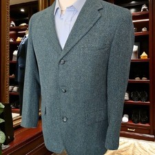 Stanley Blacker Men's Camel Tan Single-Breasted Sport Coat Blazer with Gold-Tone Buttons — listing 6