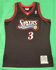 Mitchell & Ness Allen Iverson Philadelphia 76ers 2000-01 Hardwood Classics Swingman Jersey #3 (Black Alternate)