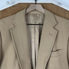 Stanley Blacker Men's Tan/Camel Sport Coat Blazer with Gold Buttons — listing 3