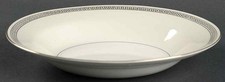 Homer Laughlin Greek Key Pattern Dinner Plate, Gold and Green Meander Border — listing 2