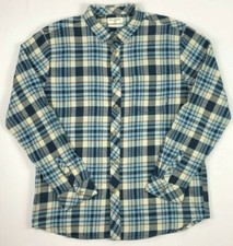 Billabong Core Fit Stretch Plaid Flannel Shirt, Size L — listing 5