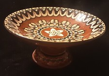 Bulgarian Troyan Redware Pottery Vase with Peacock Eye Drip Glaze — listing 6