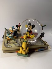 Disney Store Mickey Mouse March Musical Snow Globe (Mickey, Donald, Goofy, Pluto Comic Book Scene) — listing 5