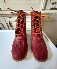 L.L. Bean Bean Boots Rubber Moc Ankle Duck Shoes, Gray & Yellow, Women's Size 8, listing 6