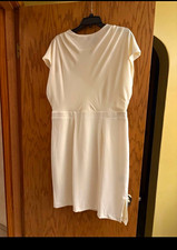 Simply Vera Vera Wang Black and White Abstract Ikat Print Sleeveless Dress, Size XL