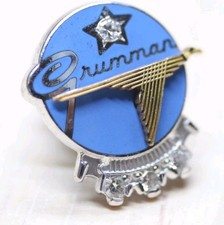 10K Gold Winged Airline Pilot/Service Pin with Enamel Eagle Emblem and Diamond Accent — listing 4