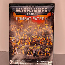 Warhammer 40K Imperial Fists Space Marine - Custom Painted 'Brother Sanchez' on Display Base — listing 4