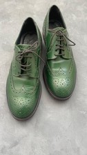 Doucal's Handmade Italian Leather Brogue Oxfords, Brown, EU 43