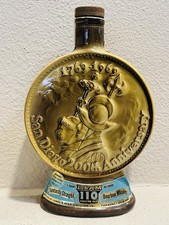 Jim Beam San Diego 200th Anniversary Regal China Decanter 1769-1969