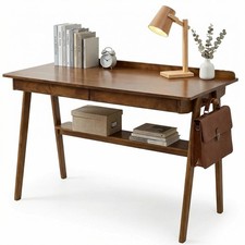 mid century Mid-Century Modern Style Single-Drawer Writing Desk — listing 4