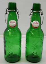 Grolsch Green Glass Swing-Top Beer Bottle with Porcelain Ceramic Stopper — listing 5