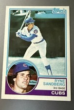 1983 Topps Ryne Sandberg Rookie Card #83 Chicago Cubs — listing 5