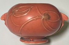Roseville Teasel #881-6 Vase in Blue — listing 5