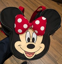 Disney Parks Minnie Mouse Big Face Graphic T-Shirt with Glitter Bow — listing 3