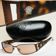 Versace Mod. 2021 Rectangular Sunglasses Gold/Black — listing 3