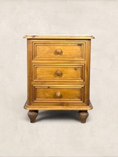 Colonial Style Solid Pine 5-Drawer Tall Chest of Drawers with Carved Fan Motif — listing 4