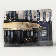 Scott Steele 3D Dimensional Cafe Storefront Wall Plaque