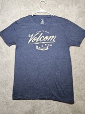 Volcom Basic Tee Black Graphic Logo T-Shirt, Size M
