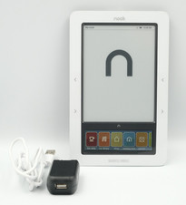 Barnes & Noble Nook 1st Edition E-Reader (E-Ink + Color Touchscreen) with Leather Case — listing 5