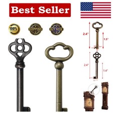 Lot of Antique/Vintage Skeleton Keys (approx. 17 pieces, mixed bit & barrel keys) — listing 2