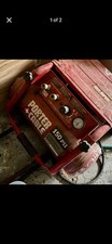 Vintage Portable Twin-Tank Air Compressor, Model C3151, 4.5 Gallon, Red Roll-Cage Frame