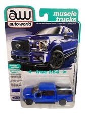 Auto World Muscle Trucks 2018 Ford F-150 Lariat 1:64 Diecast Truck - White Platinum, Limited Edition 1 of 7300 — listing 6