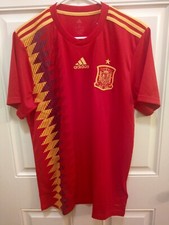 Adidas Spain National Team Home Football Jersey with Single Star Crest — listing 5