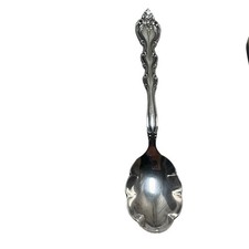 International Silver Wild Rose Sterling Handle New French Hollow Dinner Knife, 9 1/4 inch, 1948