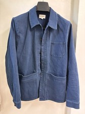 Indigo Denim Chore Jacket / Coverall Work Jacket (photographed off a Rakuten/Zenplus listing screen) — listing 5