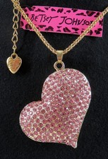 Betsey Johnson Blush Pink Heart-Quilted Satchel with Bow Detail — listing 5