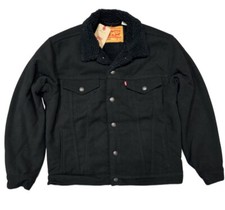 Levi's Sherpa-Lined Denim Trucker Jacket, Light Wash — listing 2