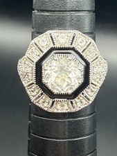 Clyde Duneier 14K Yellow Gold Pear-Cut Blue Topaz and Diamond Ring, Size 7.75 — listing 6