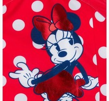 Disney Minnie Mouse Girls Two-Piece Bikini Swimsuit Red Gingham Print — listing 4