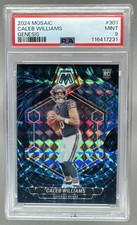 2024 Panini Mosaic Notoriety Caleb Williams Rookie Card, listing 6