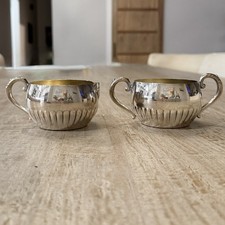 Oneida Silverplate Footed Creamer with Scroll Handle — listing 6