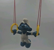 Vintage Gymnast Super Smurf Figurine (No Parallel Bars) — listing 5