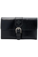 Patricia Nash Black Leather Zip-Around Continental Wallet — listing 2