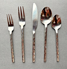 Pier 1 Imports Mid-Century Modern Stainless Flatware Set, 6 Pieces (2 Spoons, 2 Forks, 2 Knives) — listing 5