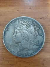 1922 Peace Silver Dollar (obverse date reads 1922), 90% Silver US Dollar Coin — listing 4
