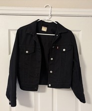 Vintage Levi's Denim Trucker Jacket, All Cotton, Made in USA, Size 42 70506 — listing 3