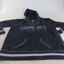 Eskimo Joe's Stillwater OK Gray Pullover Hoodie, Size L — listing 4