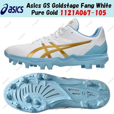 Asics White and Gold Metallic Running Sneakers, Women's Size 6.5, New with Tags