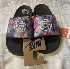 Nike Offcourt EYBL Slides Black Orange Green — listing 3