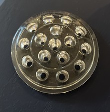 Vintage Pressed Glass Flower Frog / Frog Bowl (Multi-Hole Floral Arranger) — listing 3