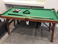 Folding Mini Pool/Snooker Table Top Board with Metal Corner Brackets — listing 6