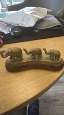 Vintage Brass Miniature Animal Figurines (Elephant, Mouse, Duck Group) — listing 4