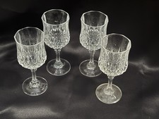 Cristal d'Arques Longchamp Crystal Wine Glasses Set of 7, 6.5 inch