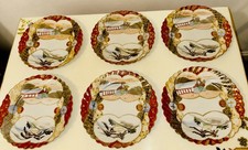 Vintage Japanese Kutani-Style Geisha Ware Porcelain Tea Set with Cups, Saucers & Scalloped Bowls — listing 4